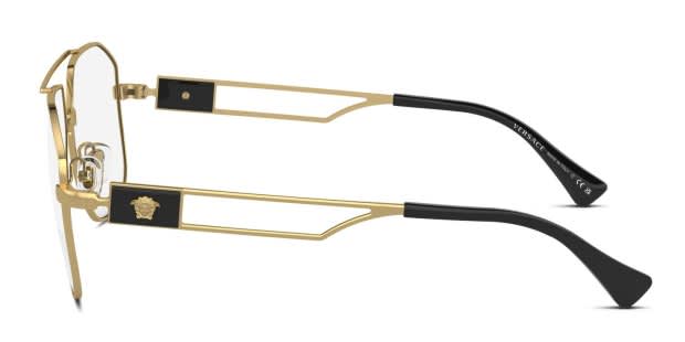 Versace VE1287 Gold Eyeglasses | Includes FREE Rx Lenses