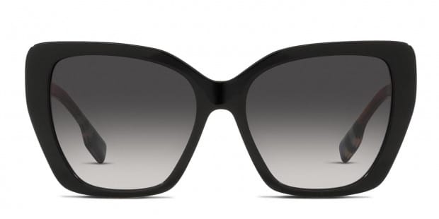 Burberry BE4366 Tamsin Shiny Black Prescription Sunglasses - 50