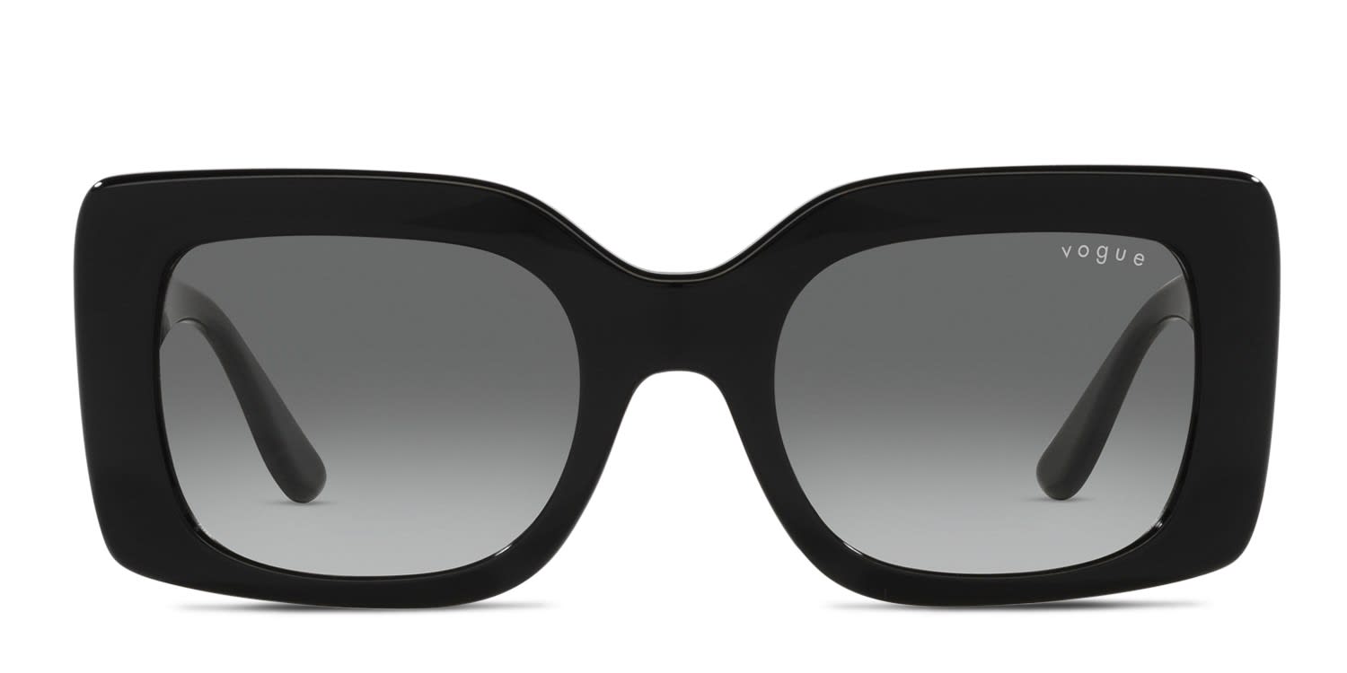 Vogue VO5481S Black glasses - Black / Gray - Frontal View