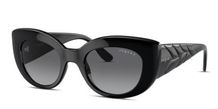 Vogue VO5480S Black glasses - Black / Gray - Angle View