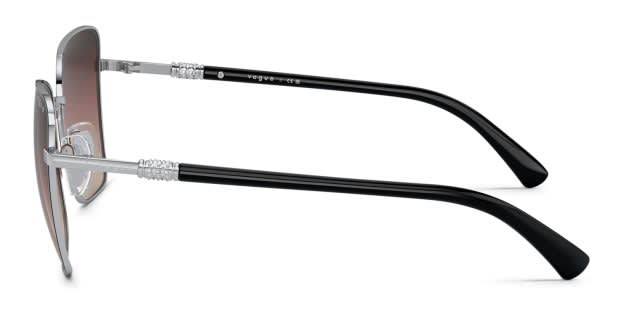 Vogue Silver and Black SUNGLASSES Vogue Eyewear VO4113S - Aviator Silver Black Frame  main image 3