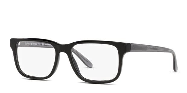 Emporio Armani EA3218 Black Eyeglasses | Includes FREE Rx Lenses