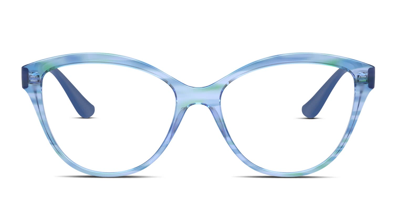 Vogue VO5489 Green, Blue glasses - Green / Blue - Frontal View