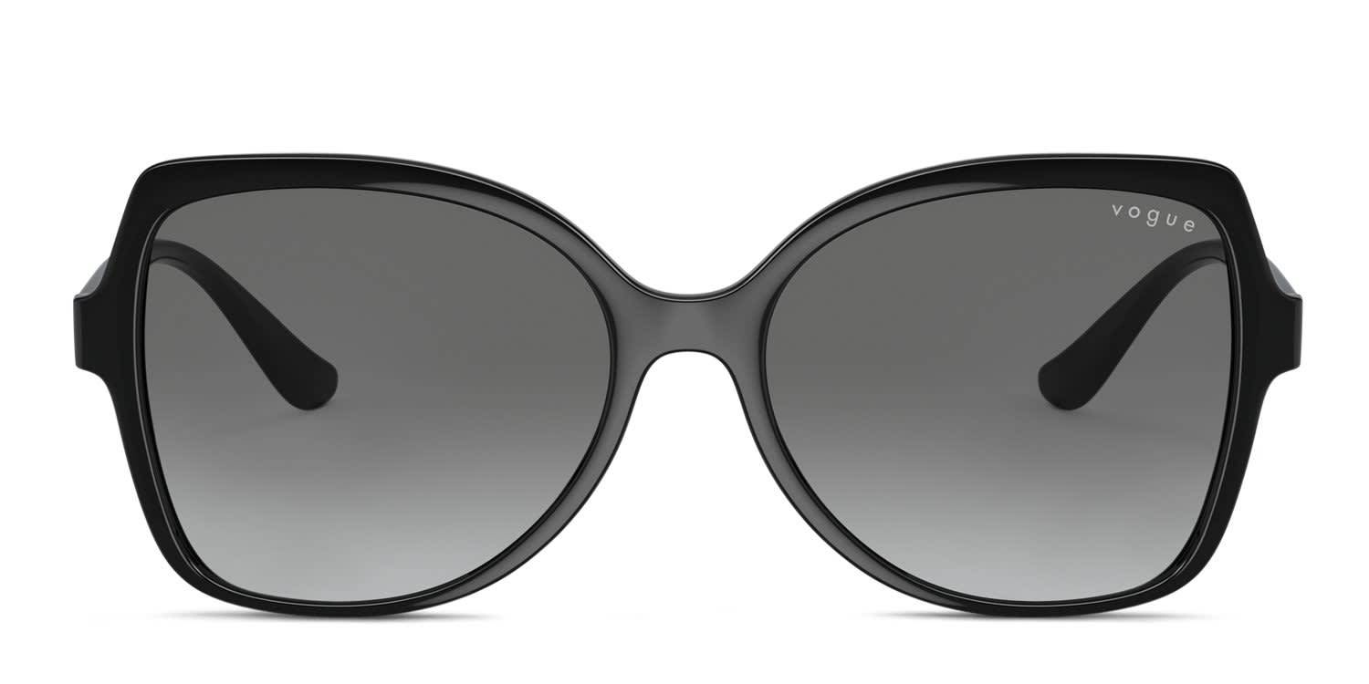 Vogue VO5488S Black, Gray glasses - Black / Gray - Frontal View