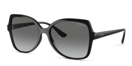 Vogue VO5488S Black, Gray glasses - Black / Gray - Angle View