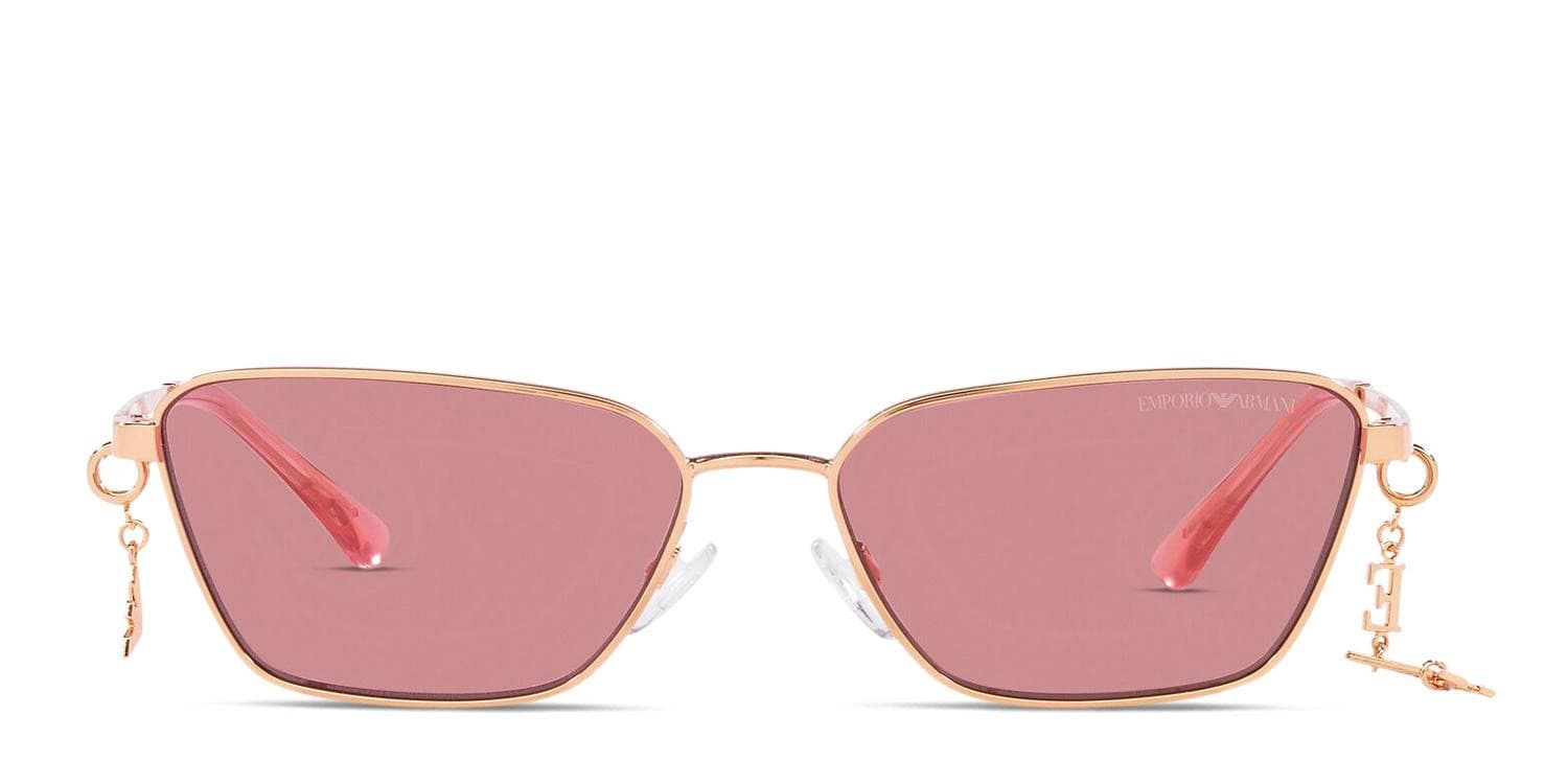 Emporio Armani EA2141 Rose Gold glasses - Rose Gold - Frontal View