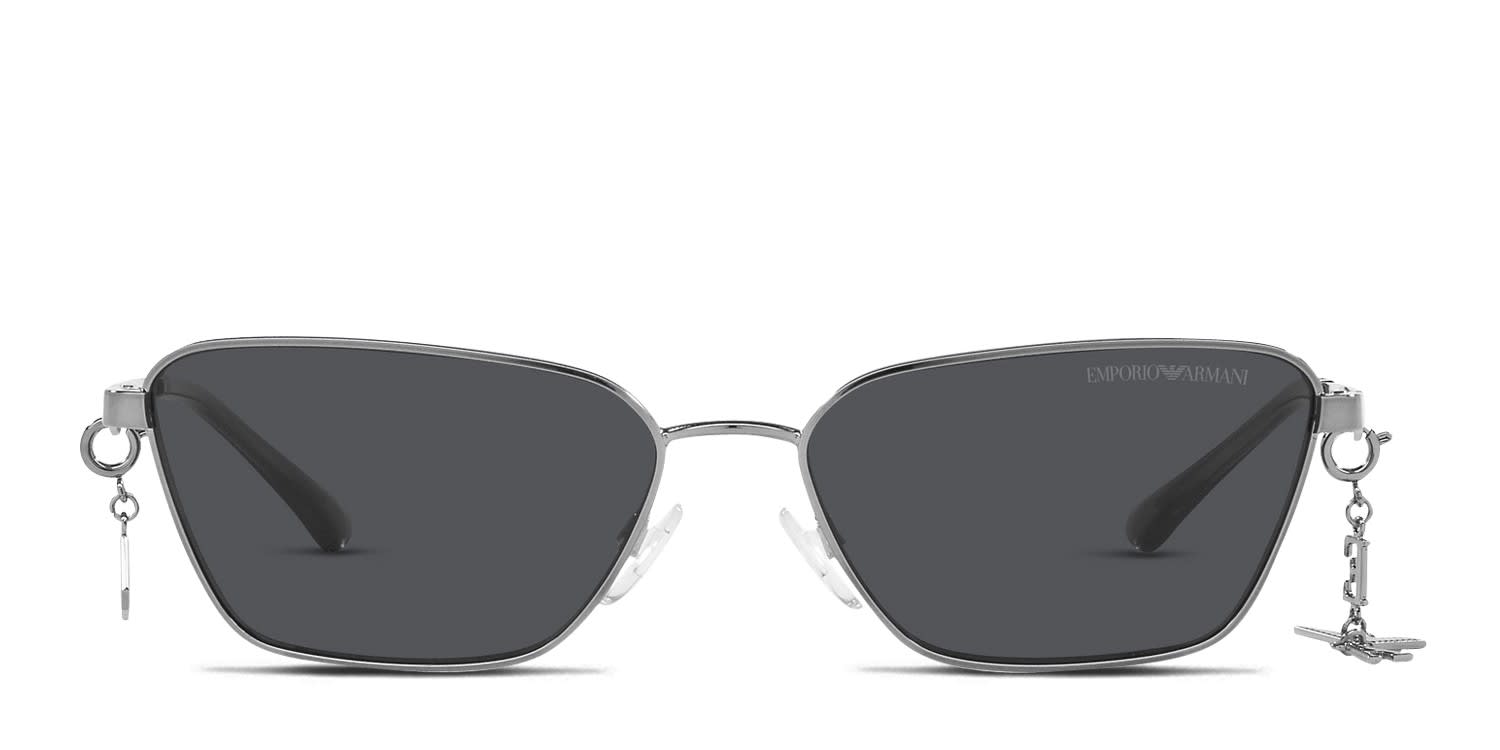 Emporio Armani EA2141 Gray , Gunmetal glasses - Gray / Gunmetal - Frontal View