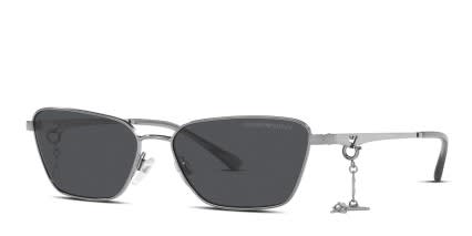 Emporio Armani EA2141 Gray , Gunmetal glasses - Gray / Gunmetal - Angle View