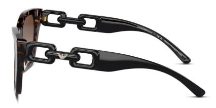 Emporio Armani EA4203U Tortoise glasses - Tortoise - Side View