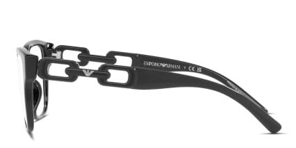 Emporio Armani EA3222U Black glasses - Black - Side View