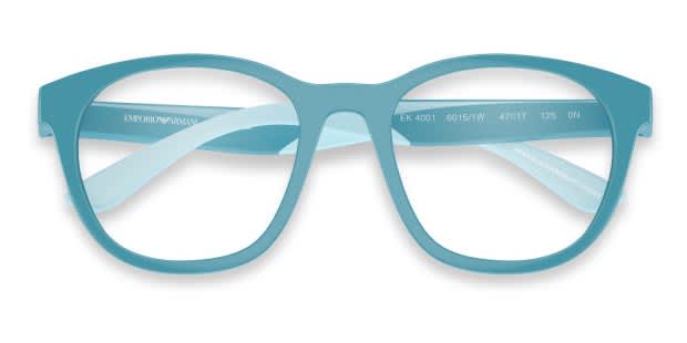 Emporio Armani EK4001 w/Clip-On Kids Blue Prescription Eyeglasses