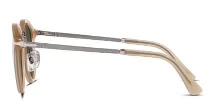 Persol PO3309S Beige, Gunmetal glasses - Beige / Gunmetal - Side View