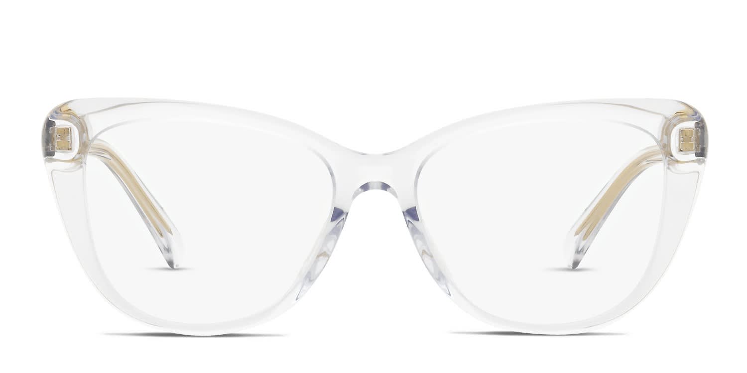 男女兼用 Swarovski SK5441 Brown/Clear Eyeglasses | Includes FREE Rx 小物