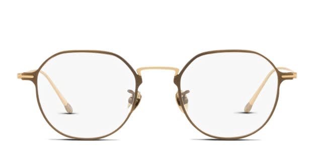 Giorgio Armani AR6138TM Brown, Gold Eyeglasses | Includes FREE Rx