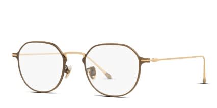 Giorgio Armani AR6138TM Brown, Gold glasses - Brown / Gold - Angle View