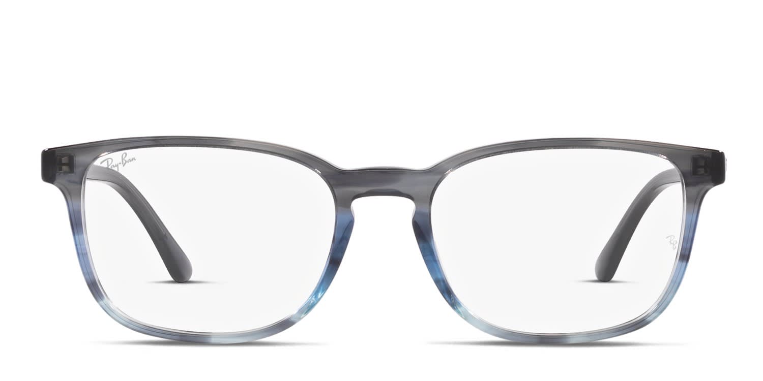 Ray-Ban RX5418 Multicolor, Gray, Blue Eyeglasses | Includes FREE