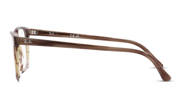 Ray-Ban RX5418 Brown , Multicolor Eyeglasses | Includes FREE Rx Lenses