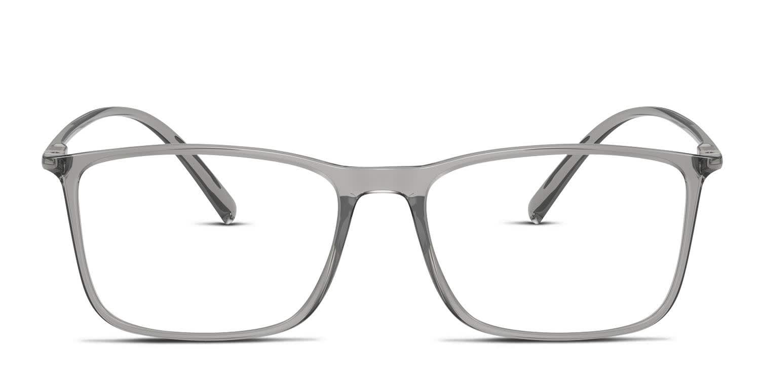 Giorgio Armani AR7244U Gray, Clear glasses - Gray / Clear - Frontal View