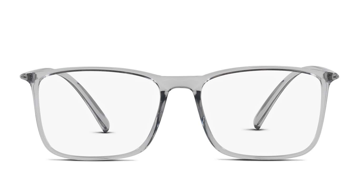 Giorgio Armani AR7199 Black, Clear glasses - Gray / Clear - Frontal View