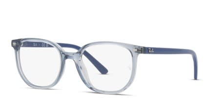 Ray-Ban RY9097V Junior Elliot Kids Blue, Clear glasses - Blue / Clear - Angle View