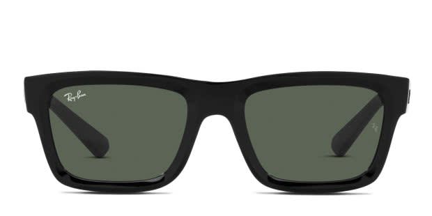 Ray-Ban RB4396 Warren Shiny Black Prescription Sunglasses - 50