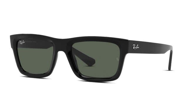 Ray-Ban RB4396 Warren Shiny Black Prescription Sunglasses - 50