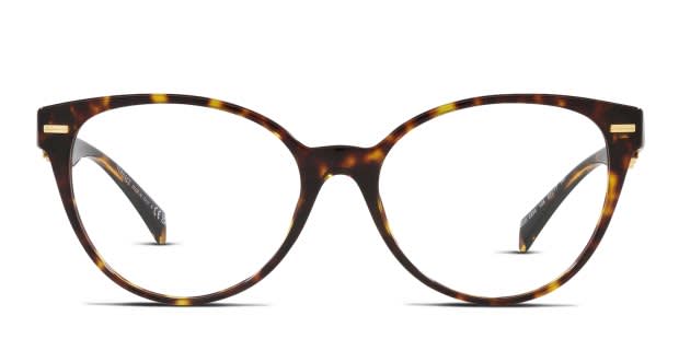 Versace VE3334 Tortoise Eyeglasses | Includes FREE Rx Lenses display picture 2