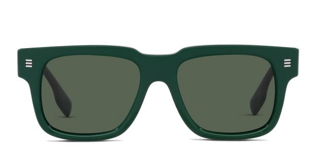 Burberry BE4394 Hayden Green Prescription Sunglasses 50 Off Lenses