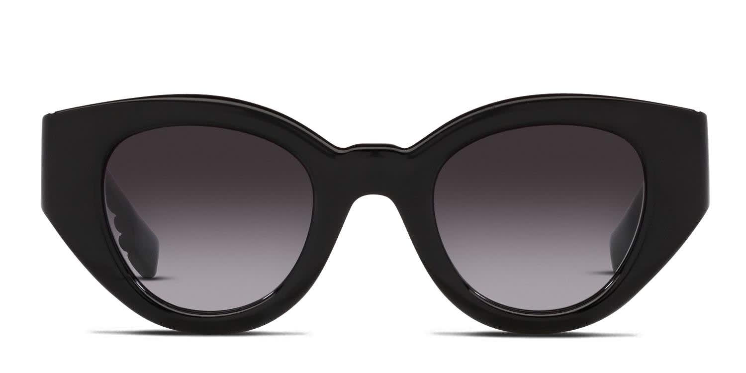 Burberry BE4390 Meadow Shiny Black glasses - Shiny Black - Frontal View