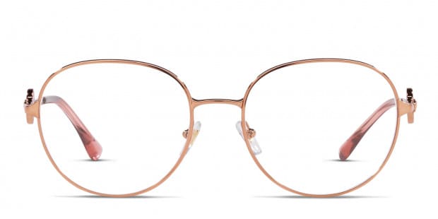 Versace VE1288 Gold Pink Eyeglasses Includes FREE Rx Lenses