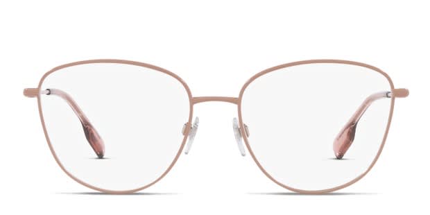 Burberry BE1376 Virginia Pink Eyeglasses Includes FREE Rx Lenses