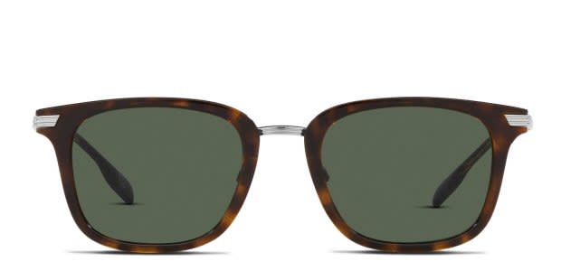 Burberry BE4395 Peter Tortoise, Silver Prescription Sunglasses