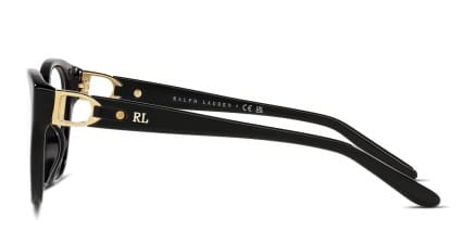 Ralph Lauren RL6235QU Shiny Black glasses - Shiny Black - Side View