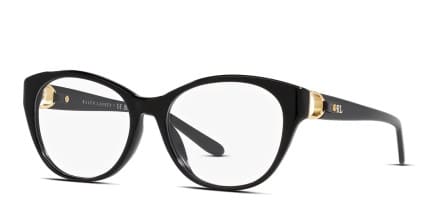 Ralph Lauren RL6235QU Shiny Black glasses - Shiny Black - Angle View