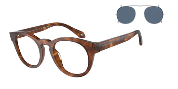 Giorgio Armani AR8190U Tortoise w/Clip-On Eyeglasses | Includes