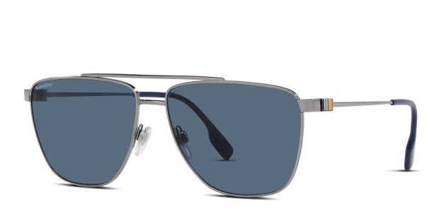 Burberry BE3141 Blaine Gunmetal Prescription Sunglasses - 50% Off
