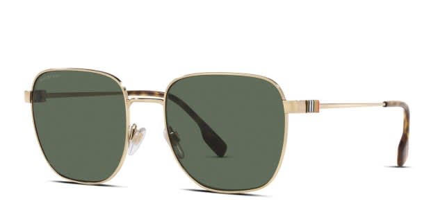 Burberry BE3142 Drew Gold Prescription Sunglasses - 50% Off Lenses