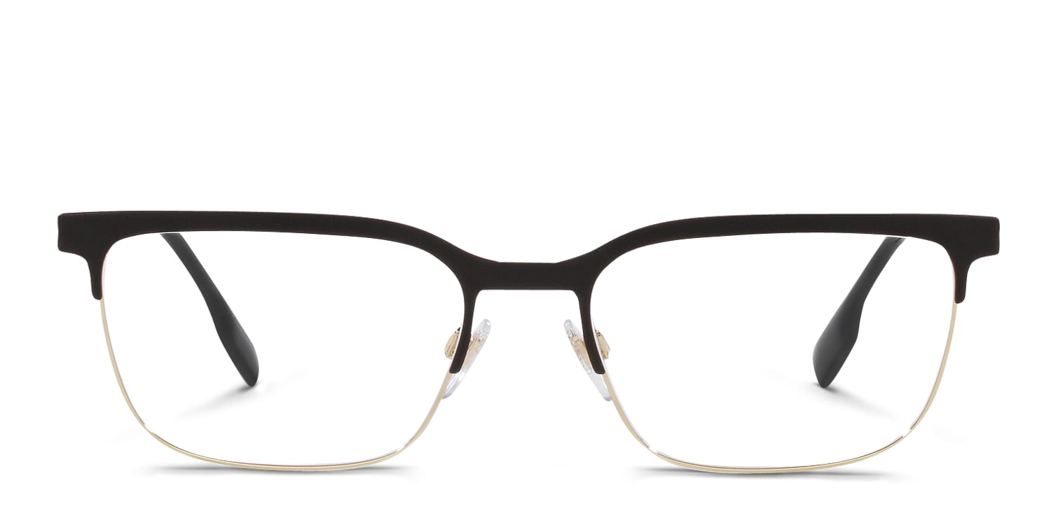Burberry BE1375 Douglas Black, Gold Prescription Eyeglasses