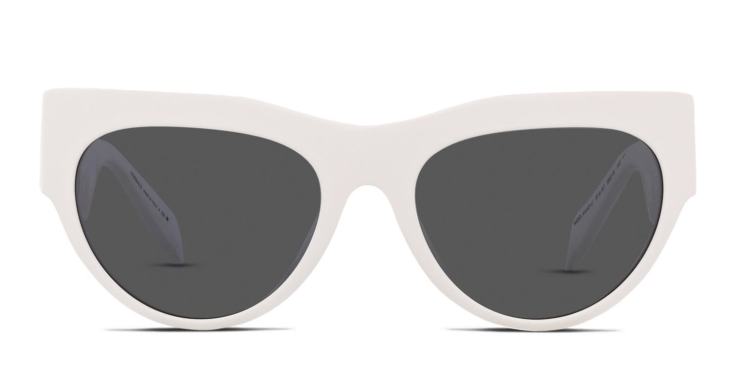 Versace VE4440U Universal Fit Gray , White glasses - Gray / White - Frontal View