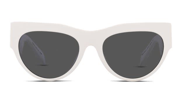 Versace Large White Frame Sunglasses with Black Lenses Versace VE4457 White Prescription Sunglasses main image 2