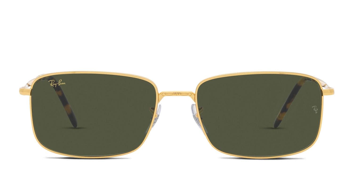 Ray-Ban RB3717 Gold glasses - Gold - Frontal View