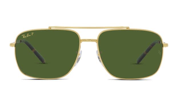 Ray-Ban RB3796 Gold Prescription Sunglasses - 50% Off Lenses