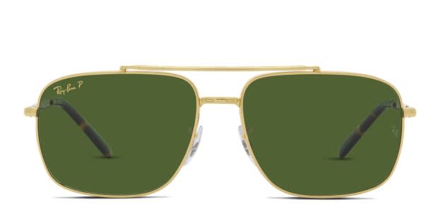 Ray-Ban RB3796 Gold Prescription Sunglasses - 50% Off Lenses