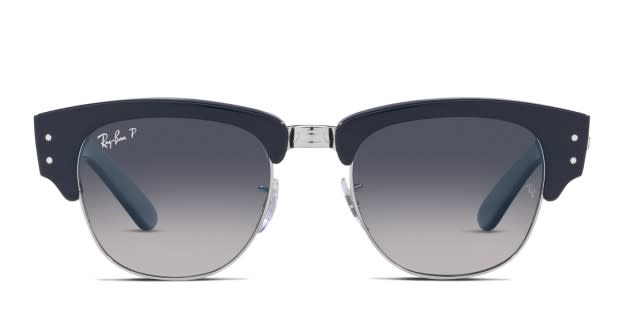 Ray-Ban RB0316S Mega Clubmaster Blue , Silver Prescription Sunglasses - 50%  Off Lenses