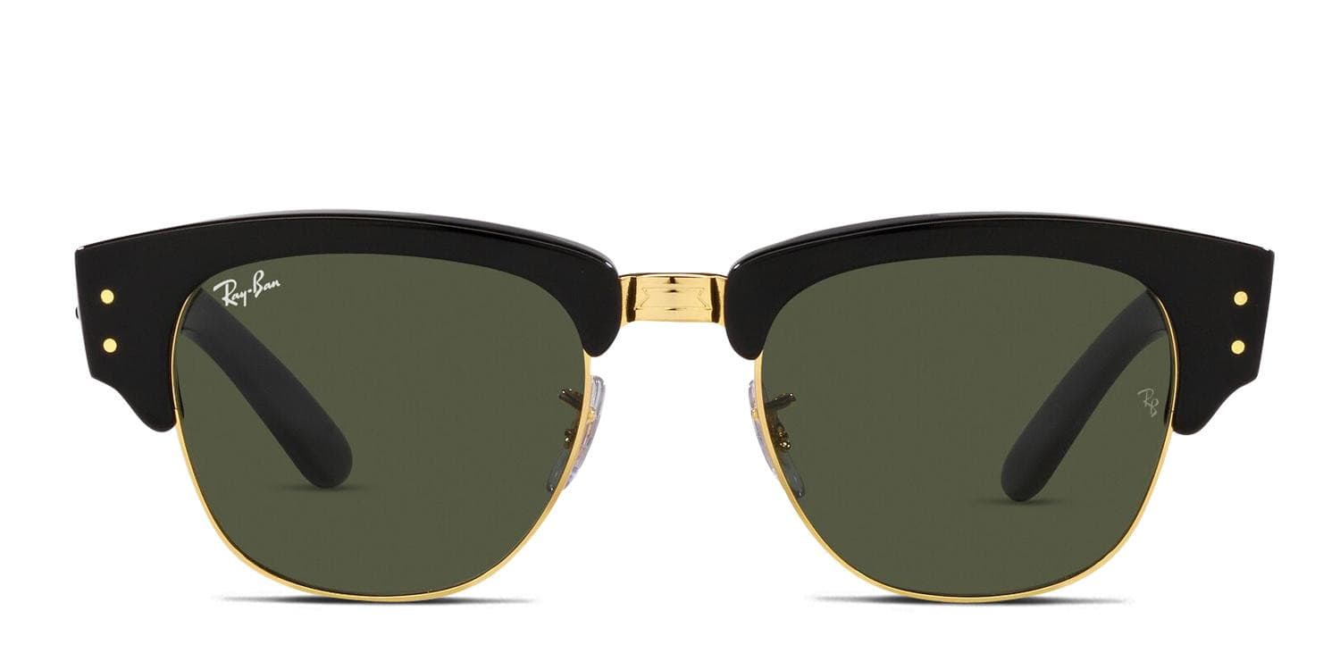 Ray-Ban RB0316S Mega Clubmaster Shiny Black, Gold Prescription