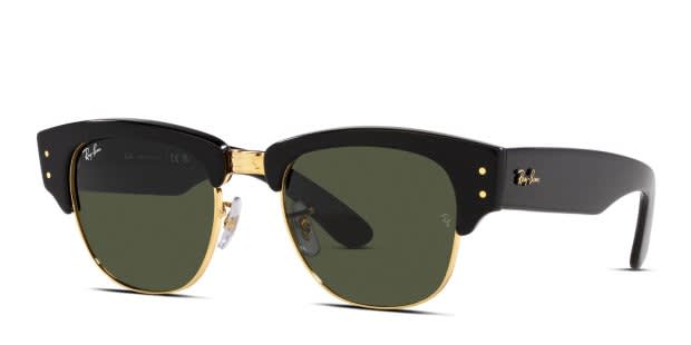 Ray-Ban RB0316S Mega Clubmaster Shiny Black, Gold Prescription