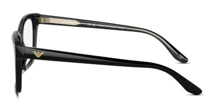 Emporio Armani EA3219F Black glasses - Black - Side View