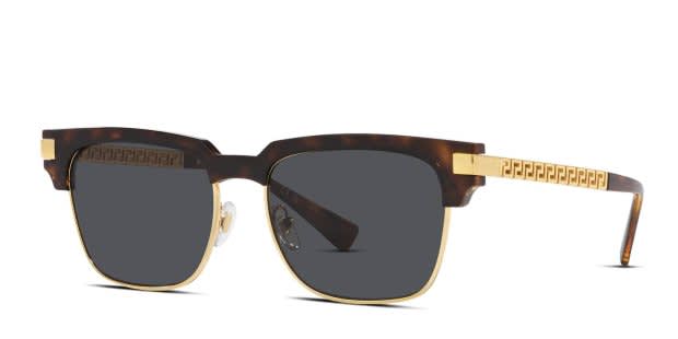 Versace VE4447 Tortoise, Gold Prescription Sunglasses - 50% Off Lenses