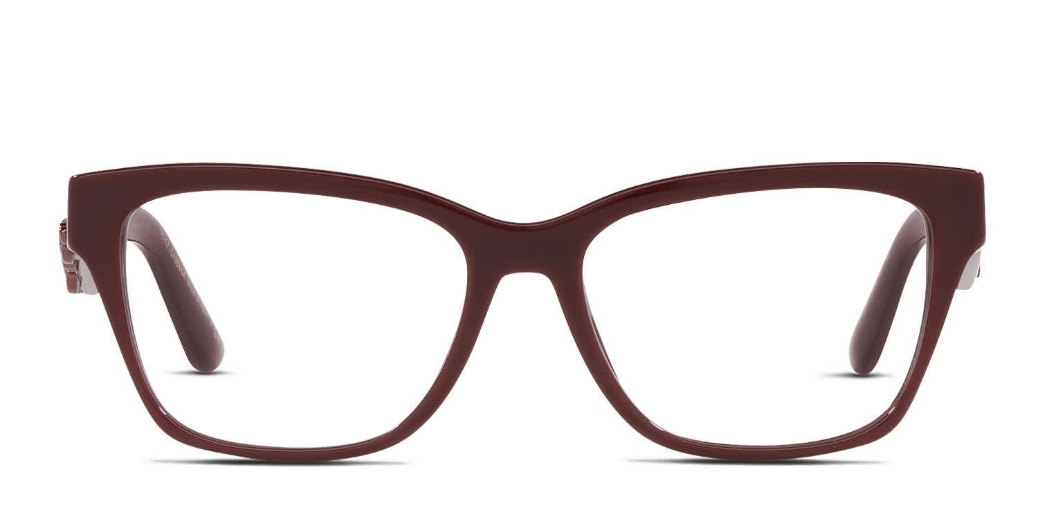 Dolce & Gabbana DG3370 Red glasses - Red - Frontal View