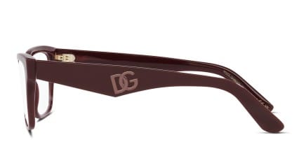 Dolce & Gabbana DG3370 Red glasses - Red - Side View